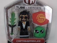 Tube Heroes Unlimited CaptainSparklez Figure! New In Box 2015 Jazwares