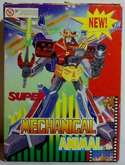 JUN FENG VTG 1986 SUPER MECHANICAL ANIMAL R/C ROBOT VOLTRON DAGWON UNUSED MIP