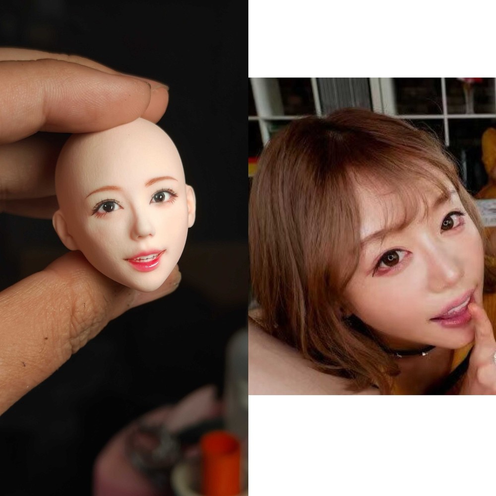 1:6 Cosplay Japanese actress Head Sculpt Fit 12′ Female PH UD LD Figure Body Toy