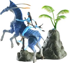 New Avatar World of Pandora Deluxe Action Set Tsu-Tey Direhorse Figures NIB