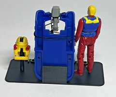 1986 Kenner M.A.S.K. Coast Patrol Complete with 3d Printed Flippers