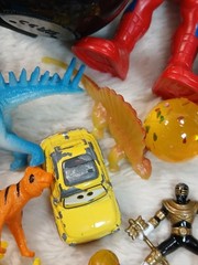 Mixed Boys Lot of Vintage and Modern Toys and Action Figures 50+ Pieces Extras