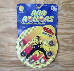 Vtg 1990 Dick Tracy Rad Rollers Action Marbles McDonalds & Small Drink Cup LOT