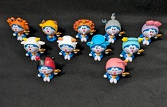Doraemon Zodiac 11 Pcs Collectible Figures, Used