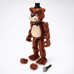 Freddy Fazbear 3D Printed Action Figure 5.5in FNAF Five Nights at Freddy’s Gift