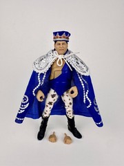WWE Elite 82 Jerry “The King” Lawler 100% Complete w/ Crown, Royal Robe & Hands