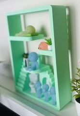 Loft Apartment Display For Smiski, Sonny Angel | Shelf, Desk | 6 Colors Options