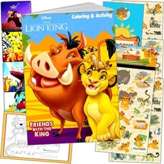 Lion King Coloring Book Stickers Activity Set with Lion King Sticker Sheets, …