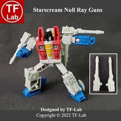 Null Ray Gun Weapon Purple Upgrade Kit for Legacy Core Class Skywarp Transformer