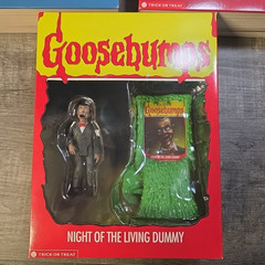 Complete Set of 5 Trick or Treat Goosebumps Action Figures + Bonehead Halloween