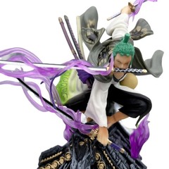 One Piece Roronoa Zoro Three Sword Style PVC Figure Anime Collectible Statue