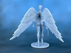 Action Figure black angel 60mm Resin Figure. Tabletop Miniature