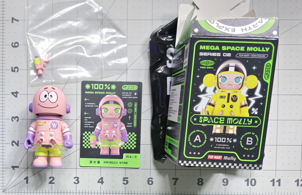 Pop Mart Mega Space Molly 100% Patrick Star Series 2-B Mystery Figurine
