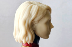 SYDNEY SWEENEY HEAD SCULPT UNPAINTED 1/12 1/10 1/6
