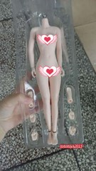 1:6 Pale Skin Large Bust Breast Flexible Female Seamless Body Figure Body Model