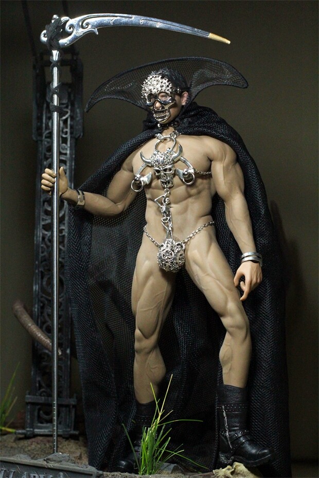 1/6 Sexy Grim Reaper Chain Set Model Fit 12″ Male PH TBL Action Figure Body