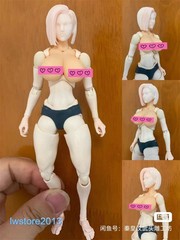 1/12 Large Breast Cover Bust Model For 6″ Female Romankey Action Figure Body Toy