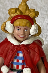 Cindy Lou Who How The Grinch Stole Christmas Action Figure Playmates Toy (KK)