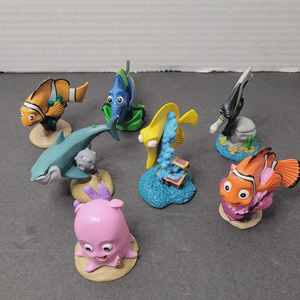 Finding Nemo & Dory Disney Figures Lot Of 7