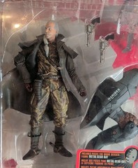 Revolver Ocelot Action Figure Metal Gear Solid 2 McFarlane Toys 2001 WORN CARD