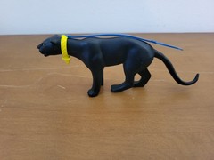 PLAYING MANTIs CAPTAIN KID ACTION Pet PANTHER KHEM with LEASH
