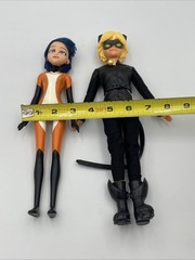 2 Miraculous Ladybug Dolls: Cat Noir 11″ Action Fashion Doll Figure Toy T4