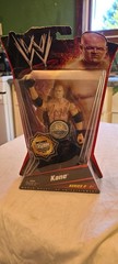 2010 WWE Mattel Kane Wrestling Figure Chase 1 of 1000 belt #784 Signed New