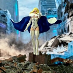 1/12 Custom Wired Cape Cloak For 6” ML White Queen Action Figure (No Figure)