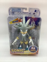 Sonic The Hedgehog Super Posers Silver 6in. Figure Jazwares NIDP