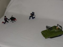 VINTAGE HASBRO G.I. JOE COBRA ARMOR AMBUSH WITH GRUNT, SCRAP-IRON AND TELE-VIPER
