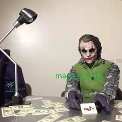 The Dark Knight Heath Ledger Joker 1/6 Cloth Movable Figure Collection US STOCK!