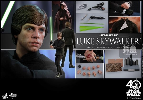 New Hot Toys MMS429 Star Wars VI Return of The Jedi Luke Skywalker Mark Hamill