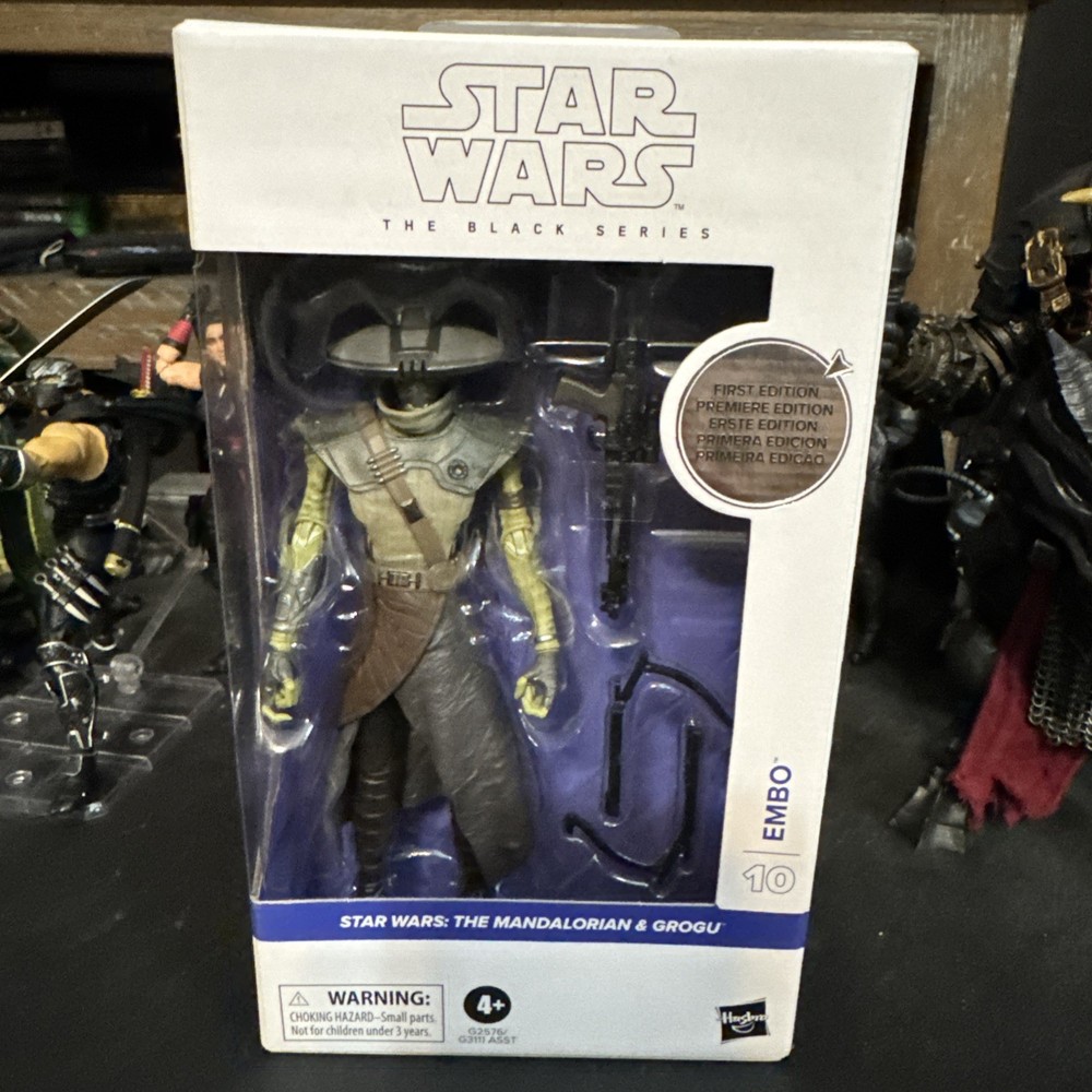 Star Wars Black Series Embo Figure Mandalorian & Grogu First Edition #10 New