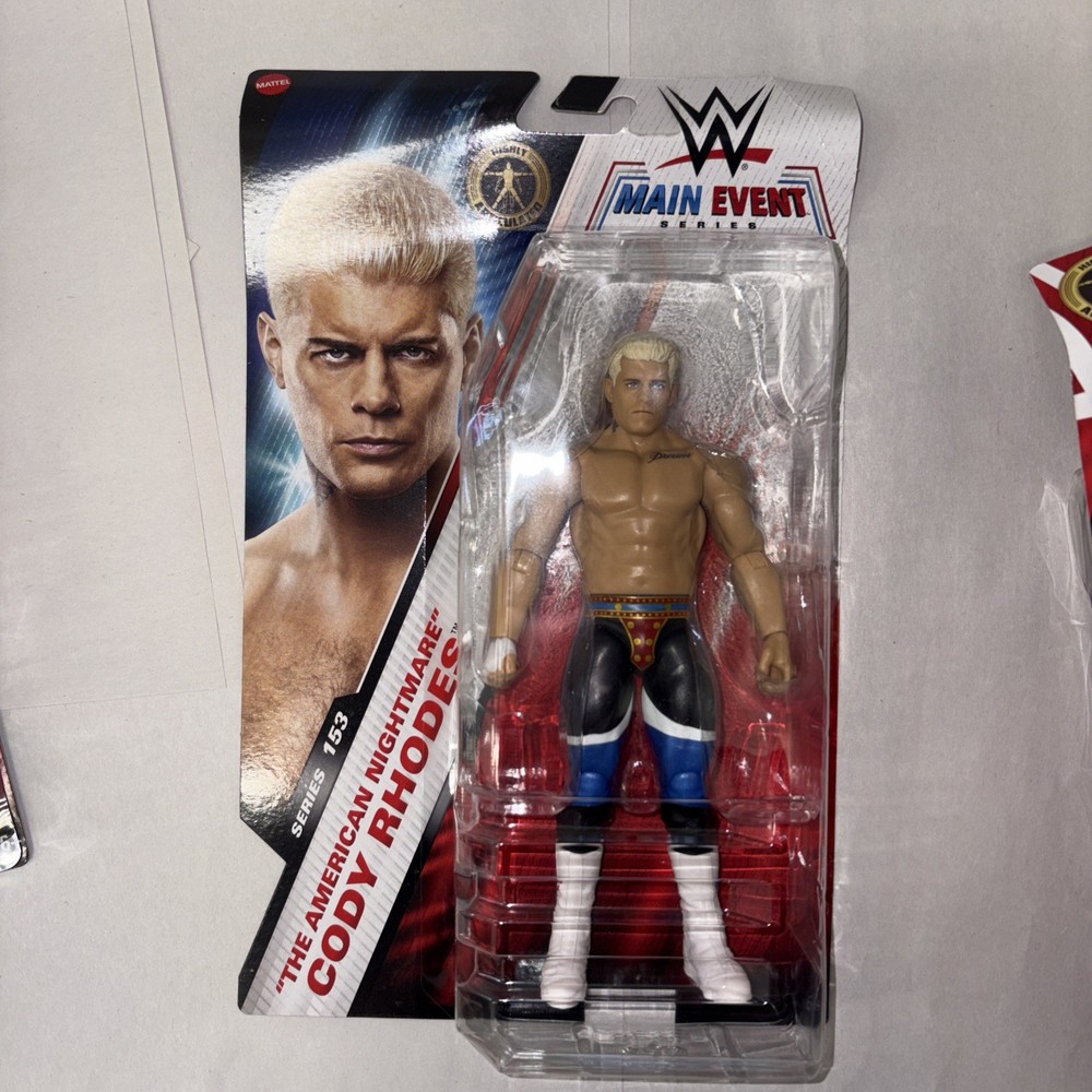 WWE CODY RHODES 6″ FIGURE MAIN EVENT SERIES 153 2024 NEW Damaged
