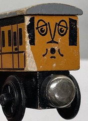 Vtg FIRST EDITION ANNIE Staples Wood Thomas & Friends Wooden Railway Train RARE
