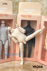 CT01 DIY 1:6 Action Figure 7inch Baby PVC Child Body Flexible Soldier Toys Dolls