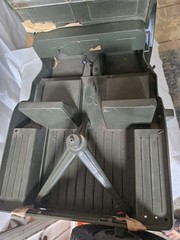 1965 GI Joe Official Jeep Combat Set 7000 Vehicle Trailer Searchlight & Box