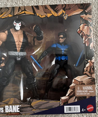 Mattel DC Premier Batman & Nightwing vs Bane 3-Pack Action Figures Amazon Excl