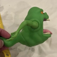 Vintage 1984 Ghostbusters Stay Puft Marshmallow Man & Slimer Read Pictures