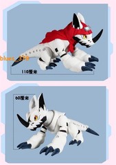 Anime Digimon Huckmon Big Doll Plush Stuffed Soft Toy 60cm Pillow Christmas Gift