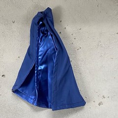SU-C-PSY: 1/12 fabric wired blue cape for Marvel Legends Marvel Legends Psylocke