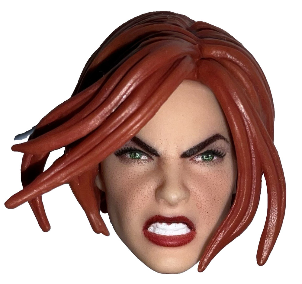 Marvel Legends BLACK WIDOW HEAD Angry 2026 Avengers The Crossing for 6″ Figure