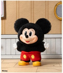 POP MART x Mickey Family Cute Together Keychain Series Keychain Plush – Mickey