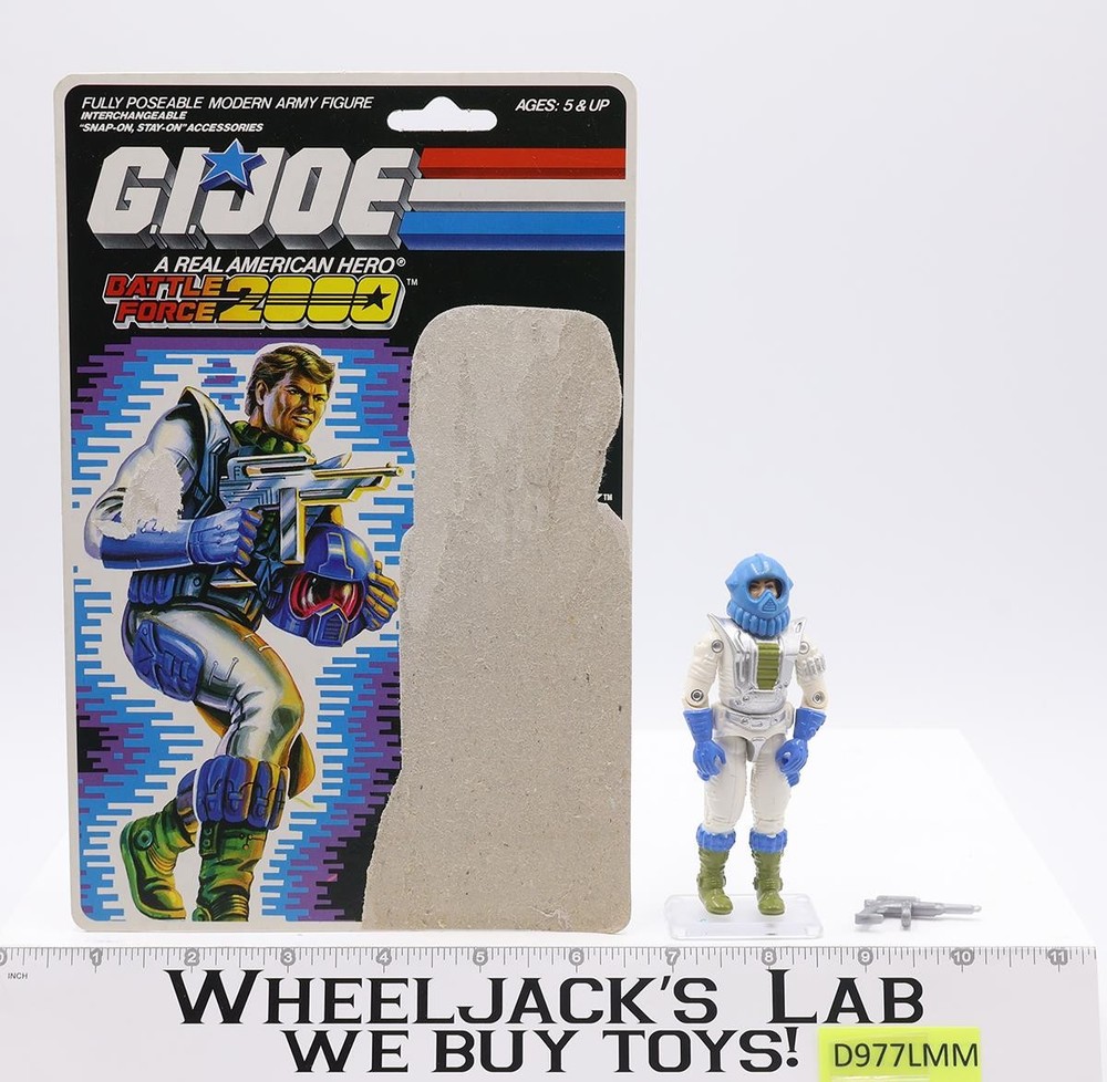 Maverick V1 W/ 34 Card 1987 GI Joe ARAH Vintage Hasbro Action Figure