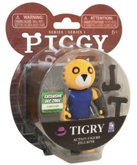 Piggy Tigry Action Figure 3.5″ Series 1, Includes Dlc Items, Toy Game 2020
