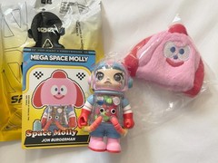 New Pop Mart Mega Space Molly Jon Burgerman Series 4 100% Action Figure Opened