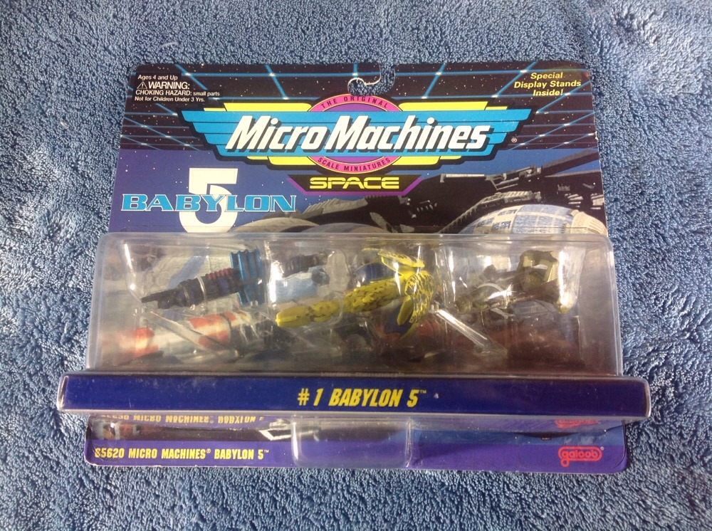 Galoob Micro Machines – Babylon 5 ships set #1, 1994 – 4 and up