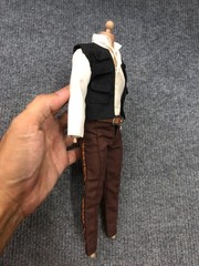 1/6 Custom Han Solo Star Wars ROTJ Harrison Ford Suit for body Action Figure