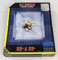 WWE Official Scale WrestleMania 2 Cage Match Playset Jakks Pacific New