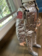 1960s GI Joe Spaceman Astronaut Spacewalk Figure Hasbro Type 1 NASA Helmet Team